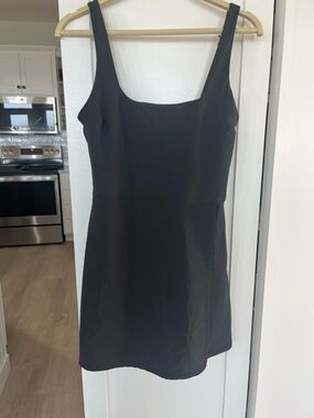Abercrombie & Fitch Black Square-Neck Mini Dress